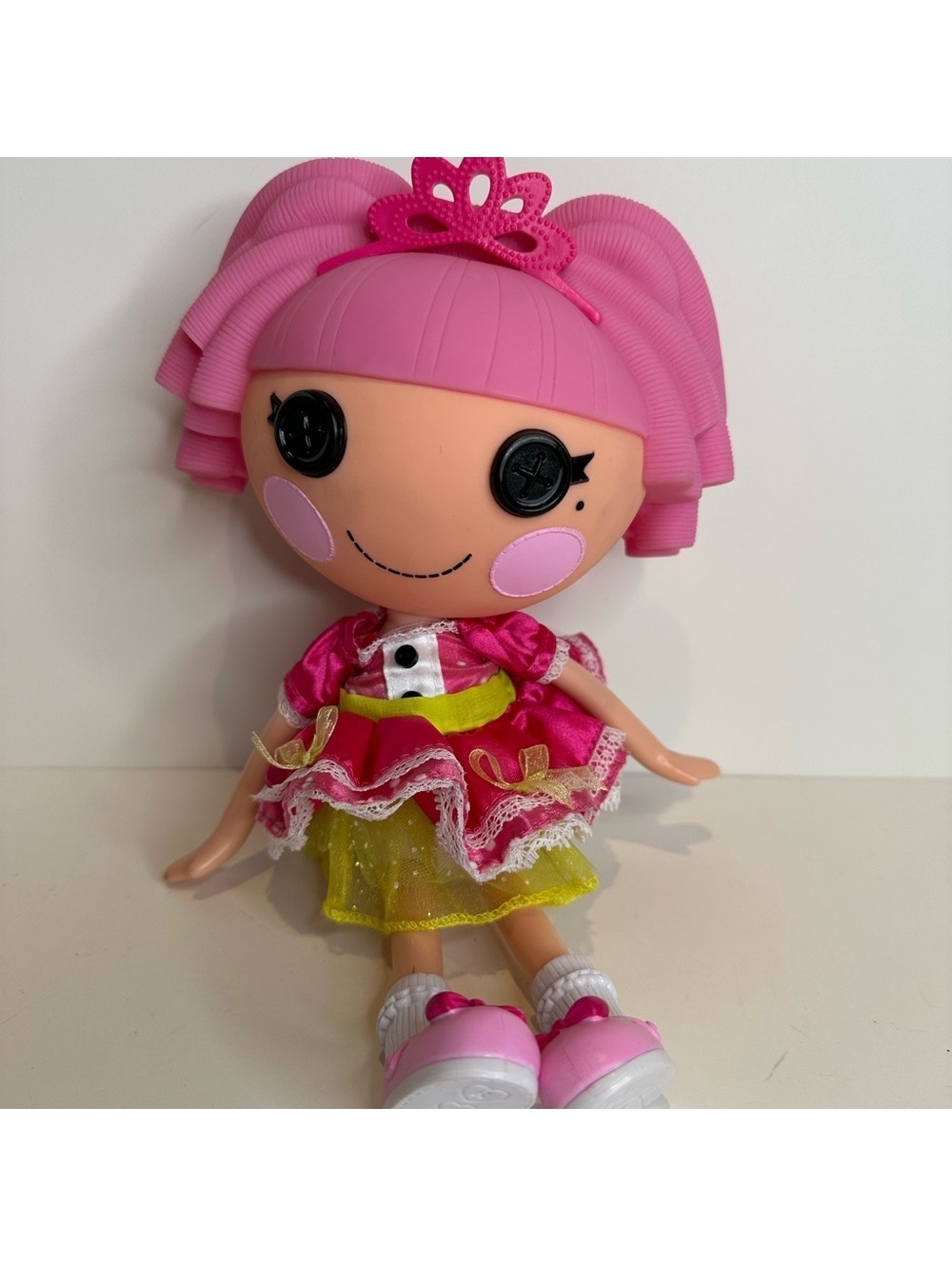 Lalaloopsy Jewel Sparkles 12” Doll 2009 MGA Rare Princess Pink Dress